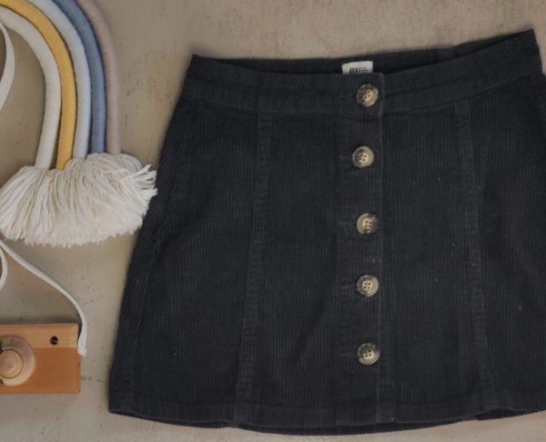 Pollera corderoy Elv T10-12