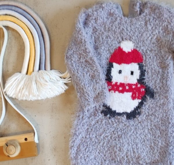 Sweter importado largo 18-24m