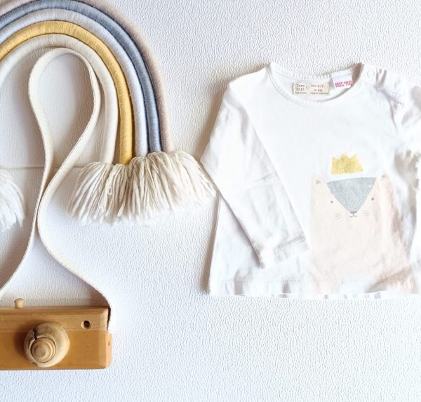 Remera Zara 3-6m